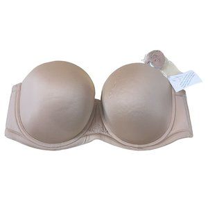 Nude T-Shirt Adjustable Convertible Bra 40DDD NEW!